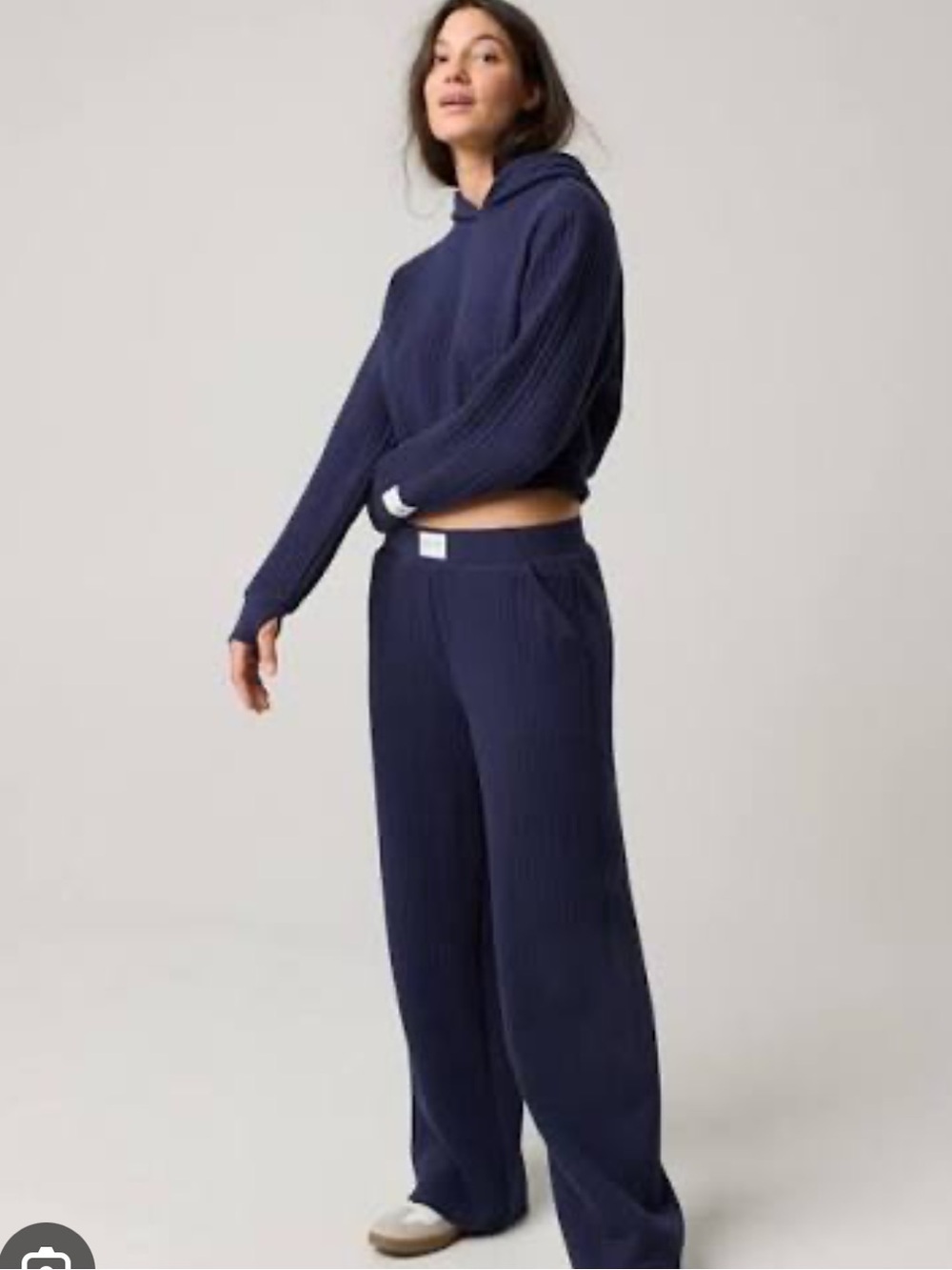 Offline by Aerie coffee run set bundle with Wide-Leg Pants, matching sweatshirt